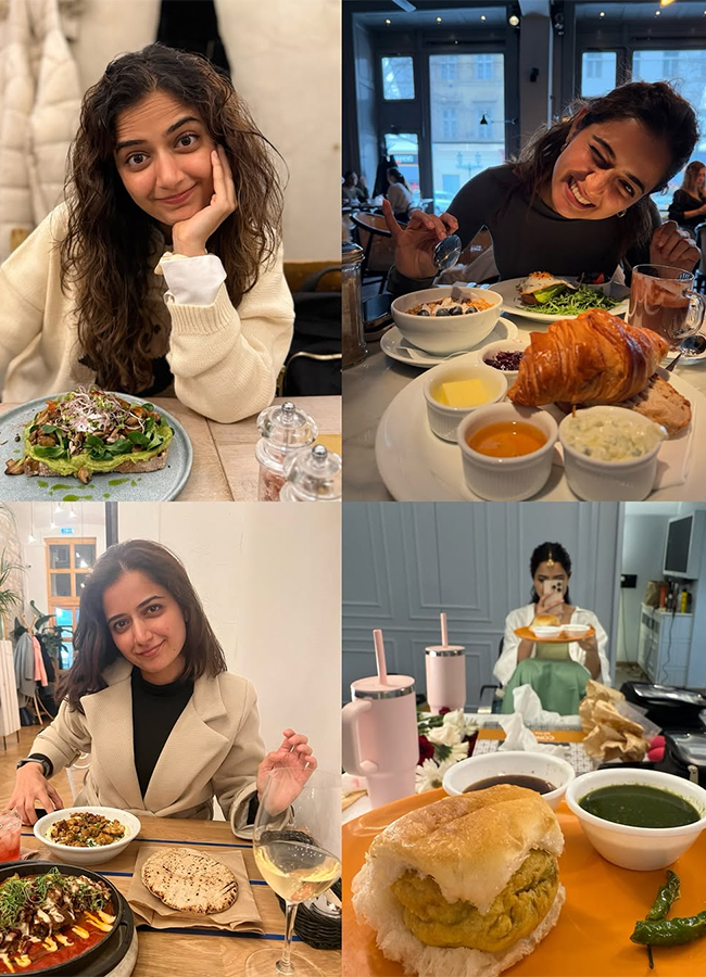 Tollywood Actress Ashika Ranganath Food Stories HD Pics9