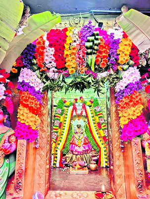 బోయకొండలో లక్ష కుంకుమార్చన ప్రారంభం 1