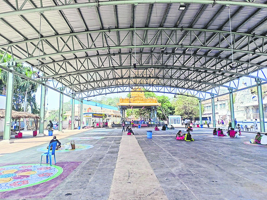 రేపటి నుంచి సత్యదేవునికి కోటి తులసి పత్రి పూజ1