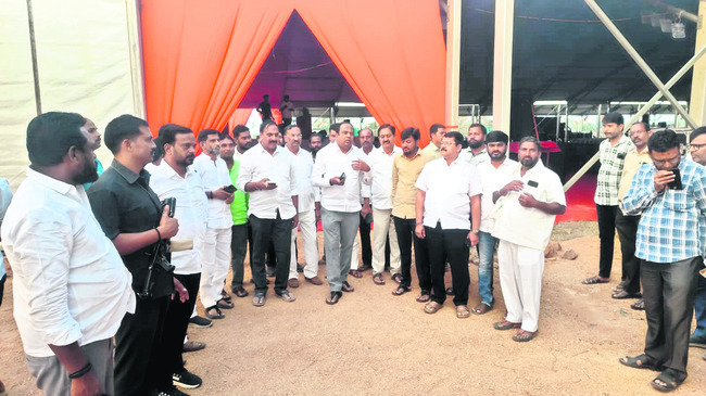 సీఎం పర్యటనకు పకడ్బందీ ఏర్పాట్లు1