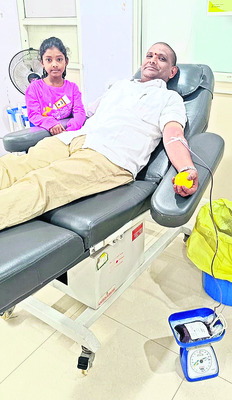 58వ సారి రక్తదానం 1