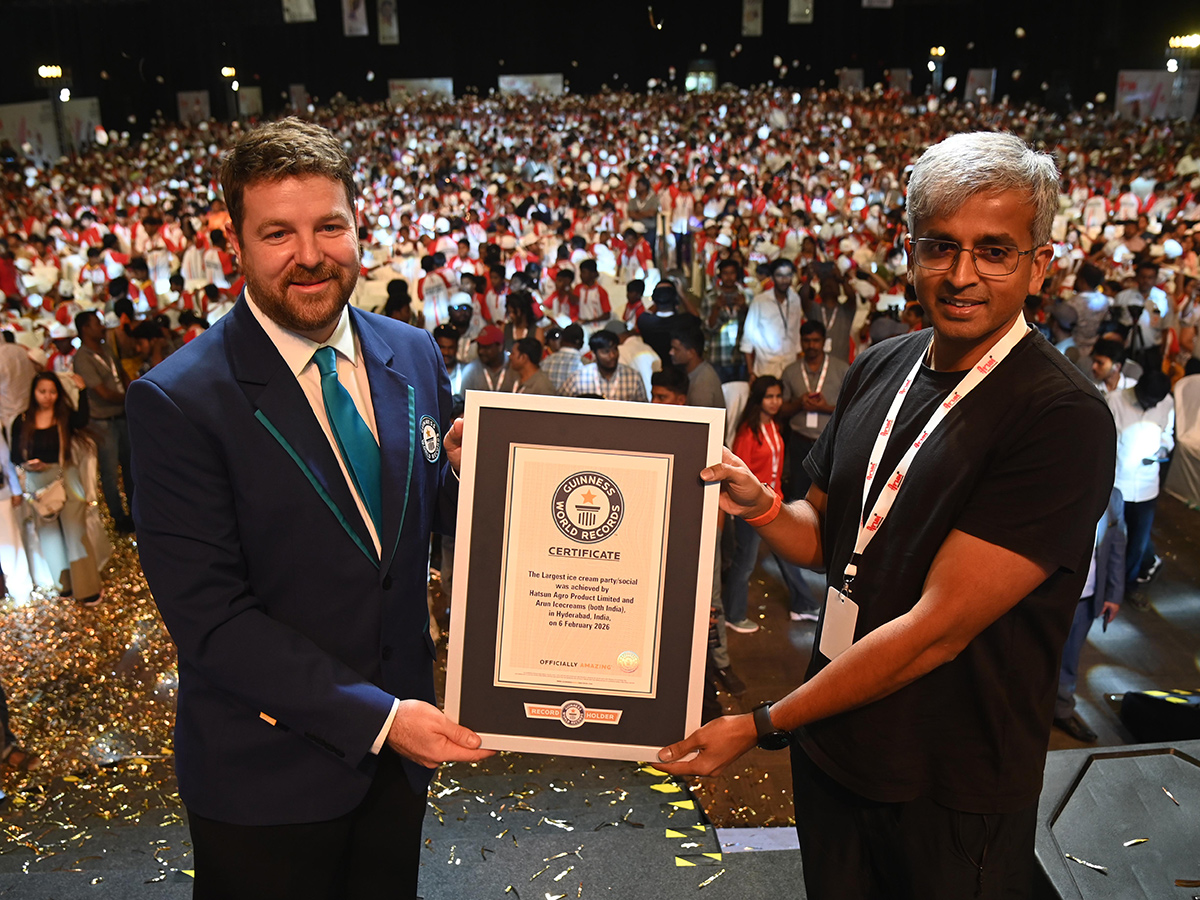 Arun Icecreams Sets Guinness Record at Hyderabad Event7