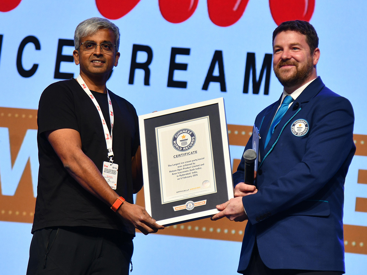 Arun Icecreams Sets Guinness Record at Hyderabad Event8