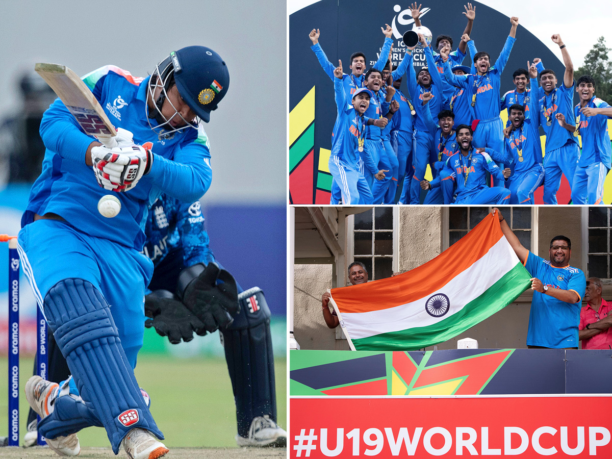 Under 19 World Cup cricket match between England and India1