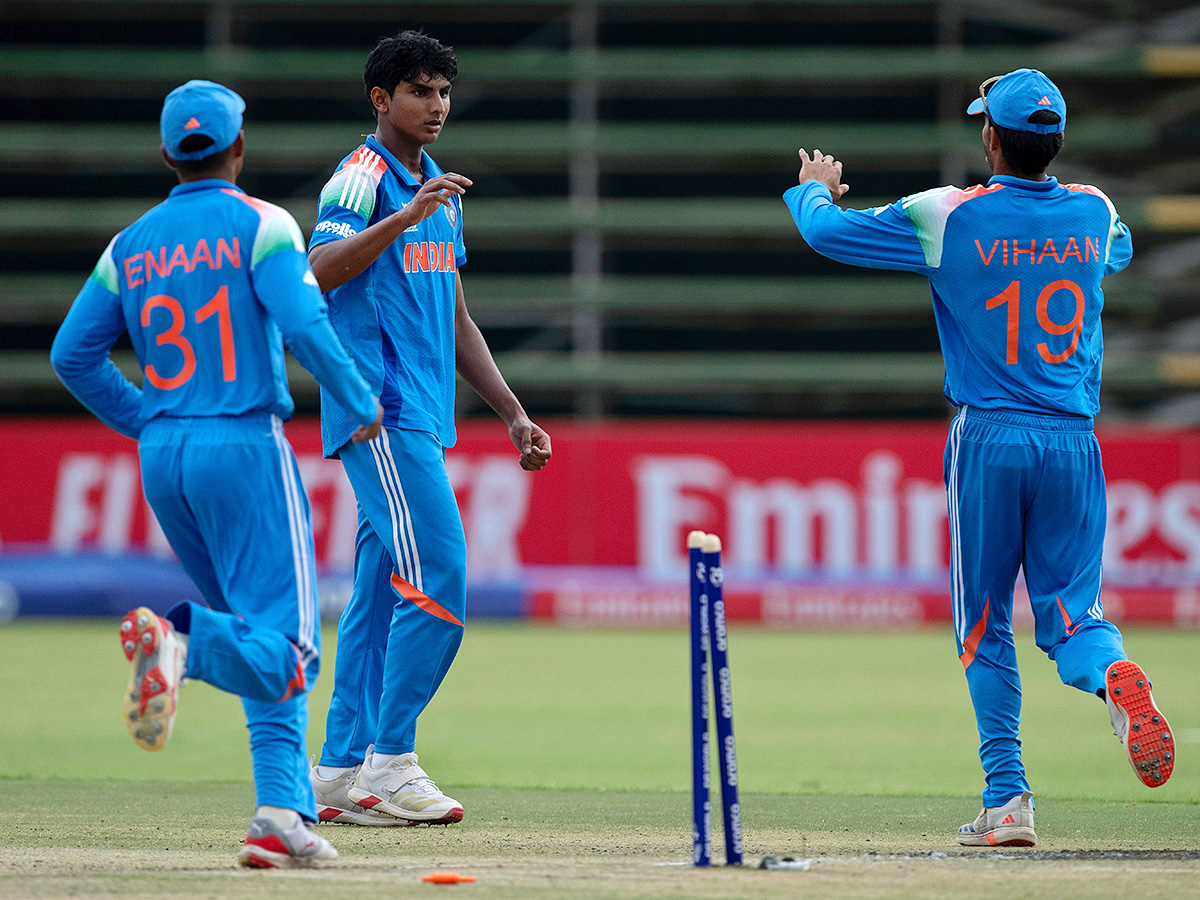 Under 19 World Cup cricket match between England and India11