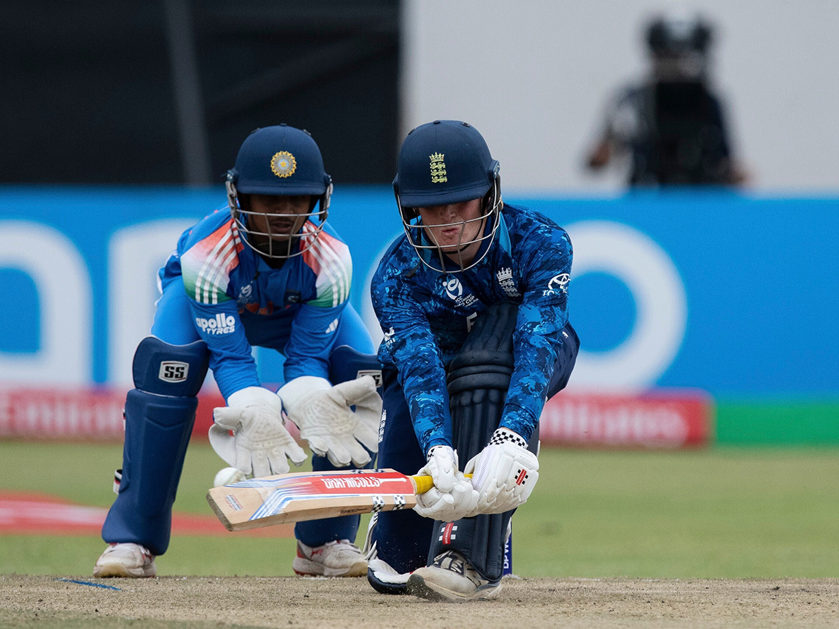 Under 19 World Cup cricket match between England and India12