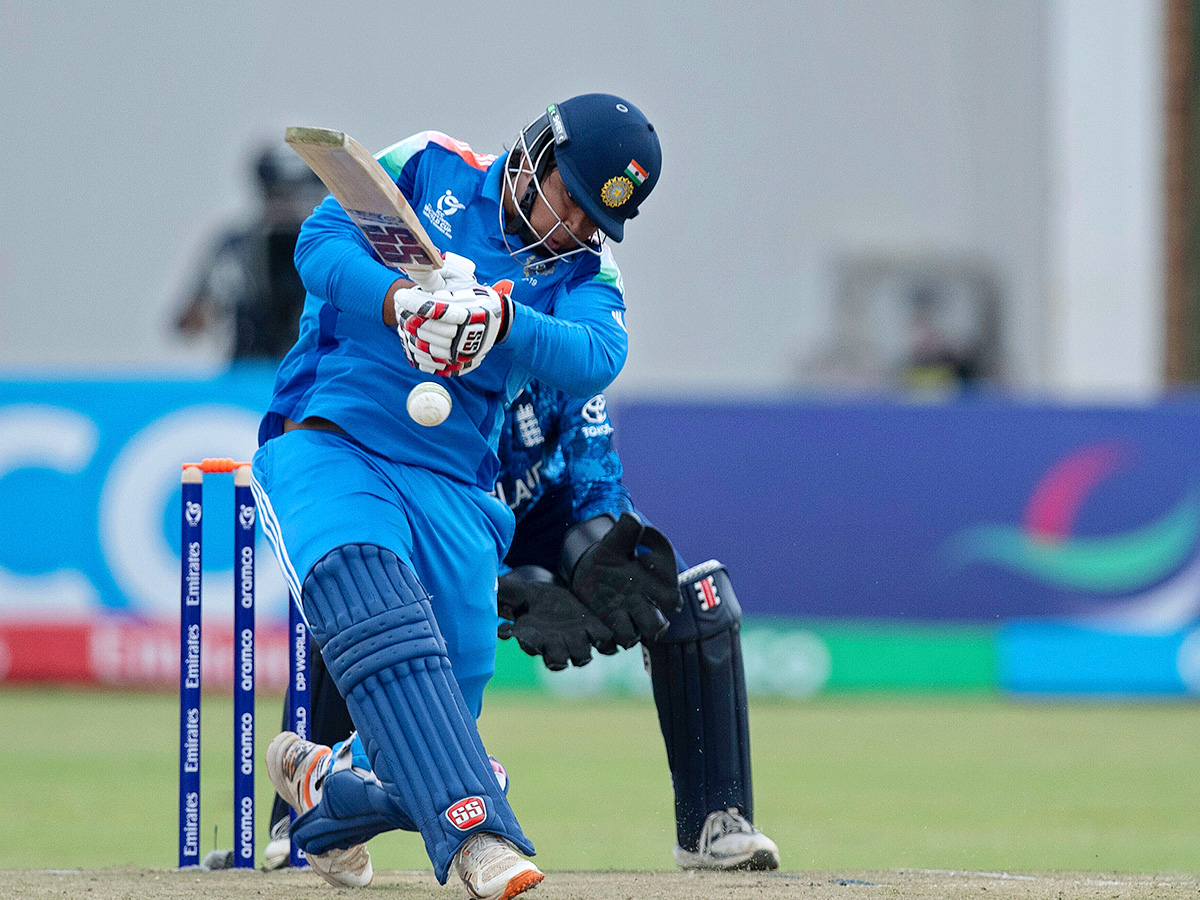 Under 19 World Cup cricket match between England and India13