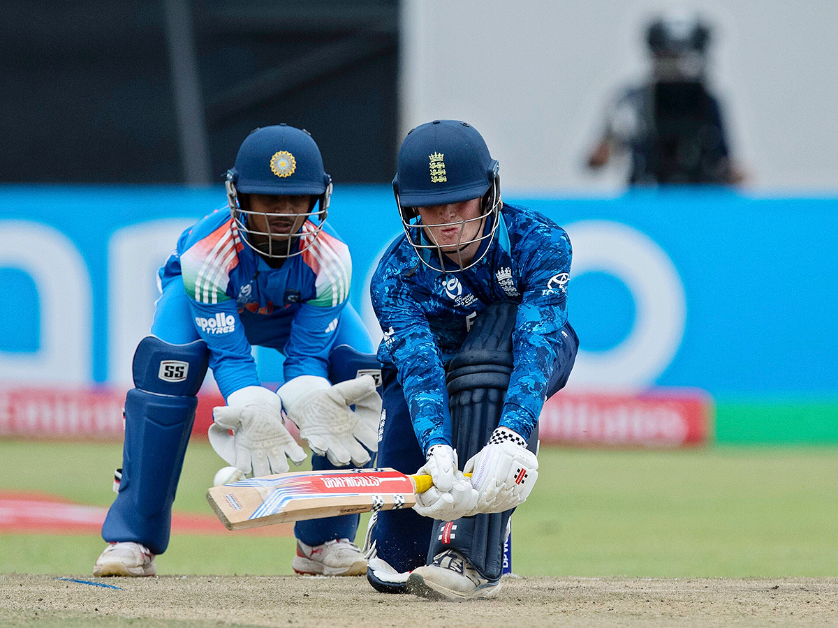 Under 19 World Cup cricket match between England and India19