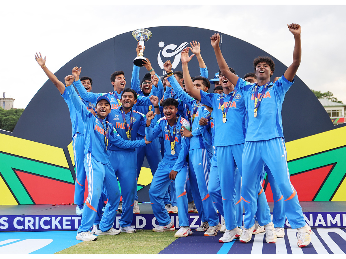 Under 19 World Cup cricket match between England and India23
