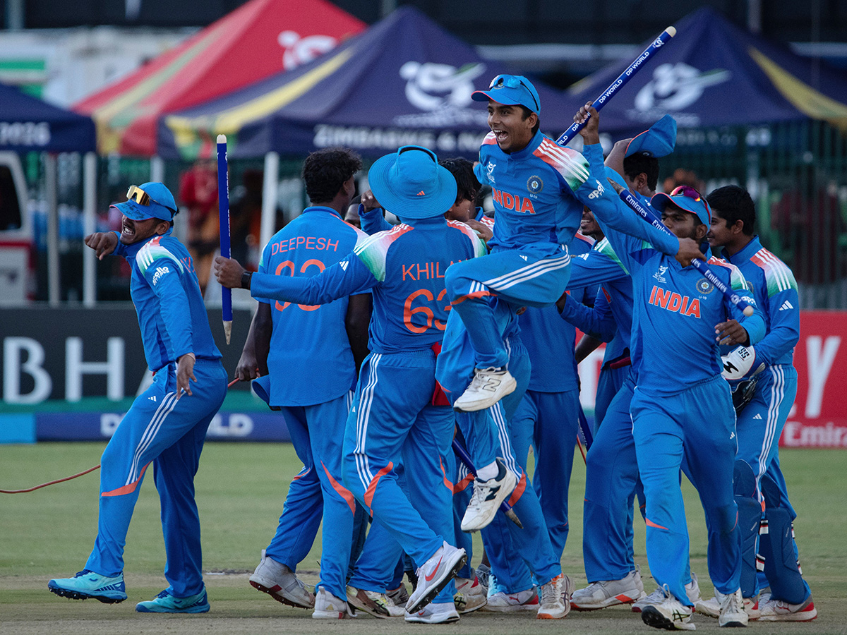 Under 19 World Cup cricket match between England and India5