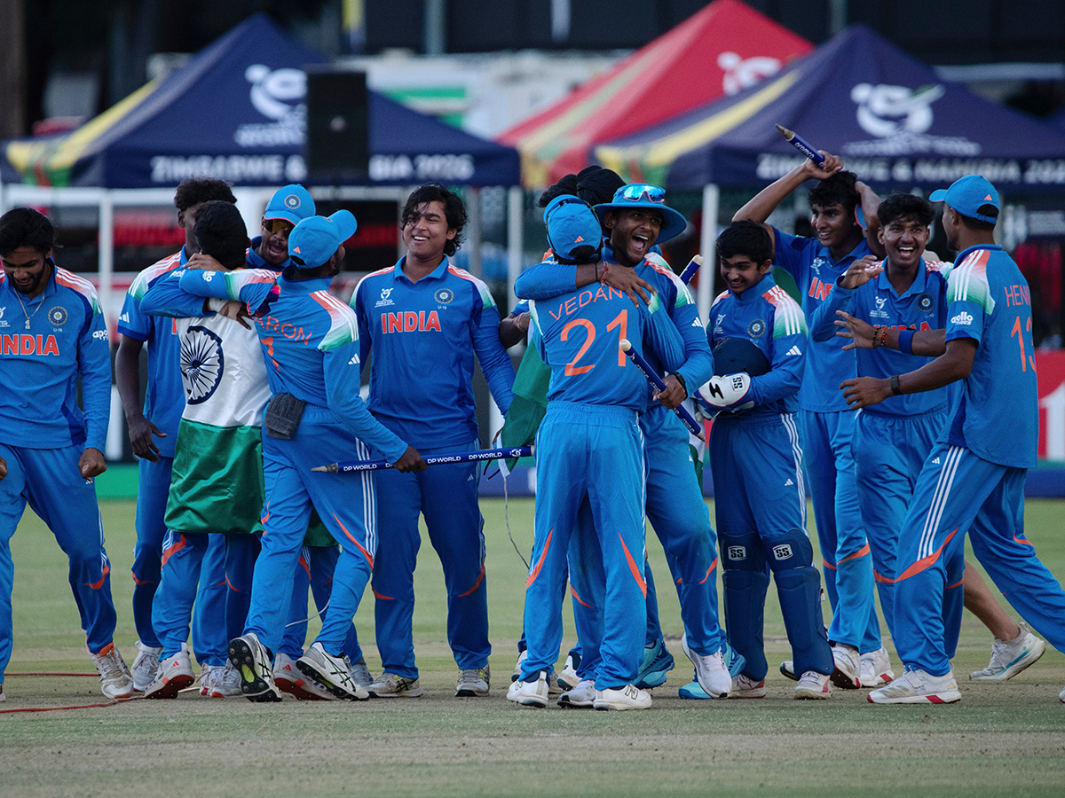 Under 19 World Cup cricket match between England and India6