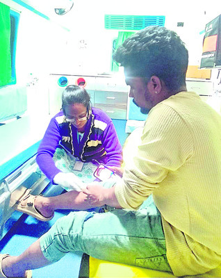 మొగిలి ఘాట్‌లో   వాహనాలు ఢీ 2