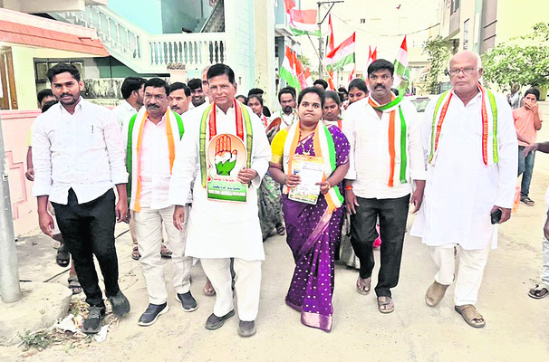 కాంగ్రెస్‌తోనే  అభివృద్ధికి బాటలు 
1