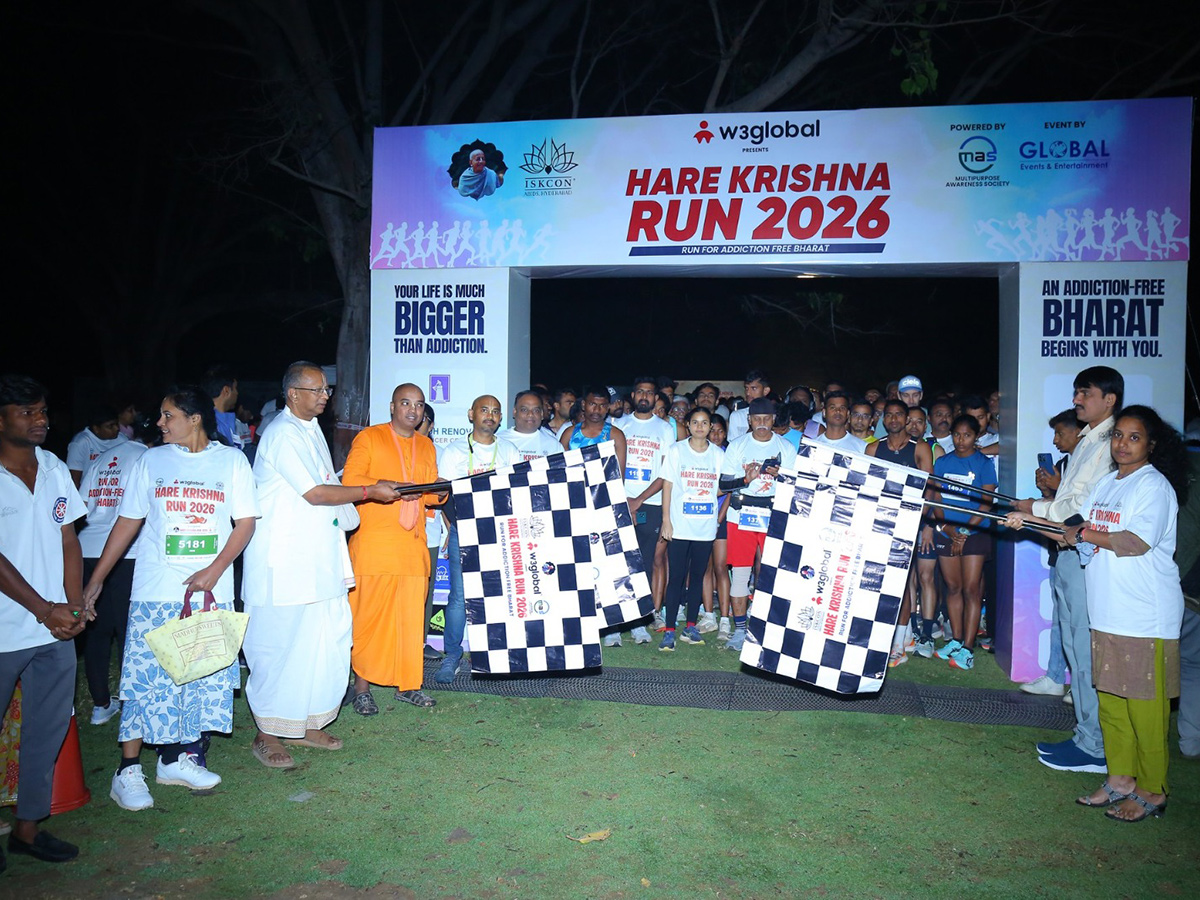 The exciting Hare Krishna Run 2026 At Hyderabad1