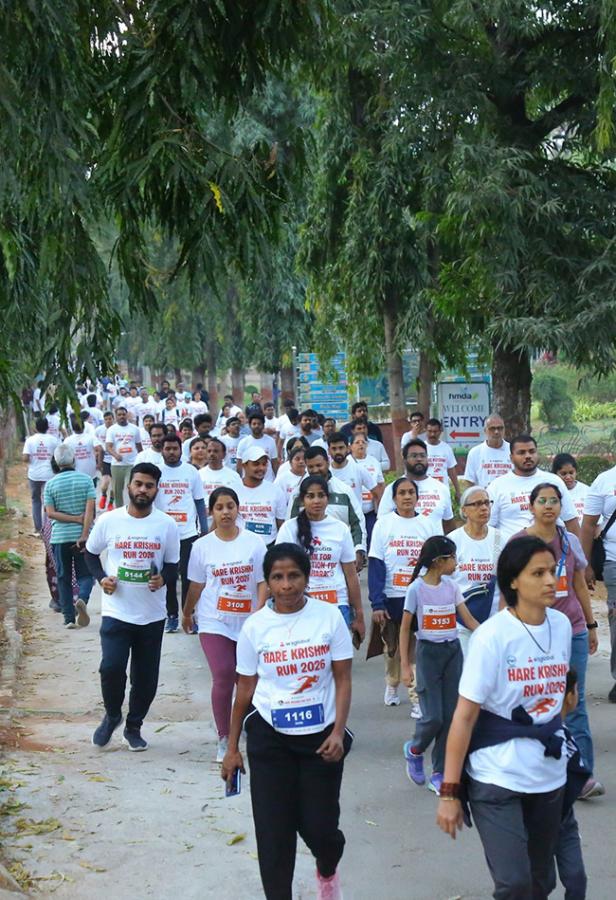 The exciting Hare Krishna Run 2026 At Hyderabad2