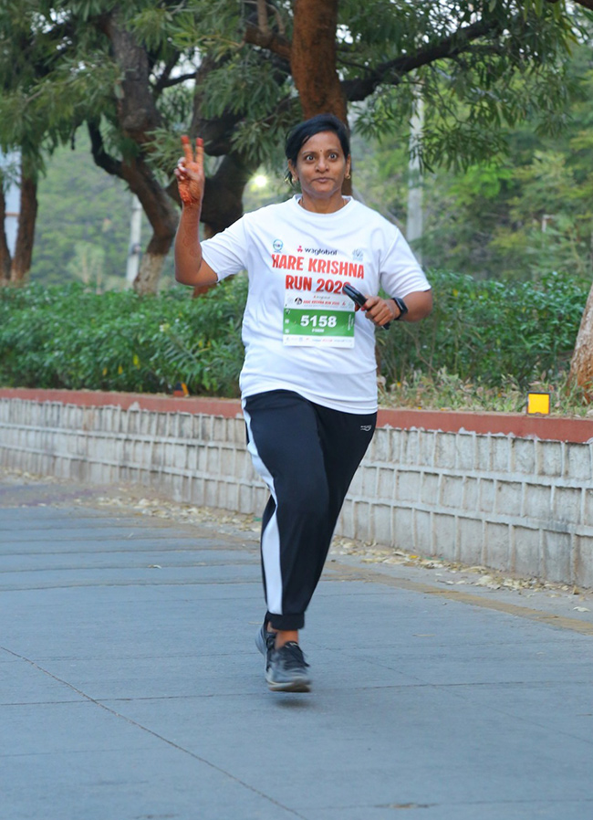 The exciting Hare Krishna Run 2026 At Hyderabad7