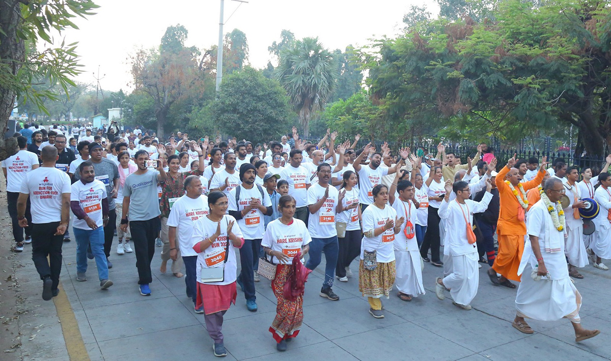 The exciting Hare Krishna Run 2026 At Hyderabad8