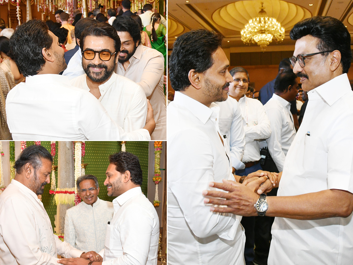 YS Jagan Attends Marriage At Chennai Hero Surya and Karthi 1