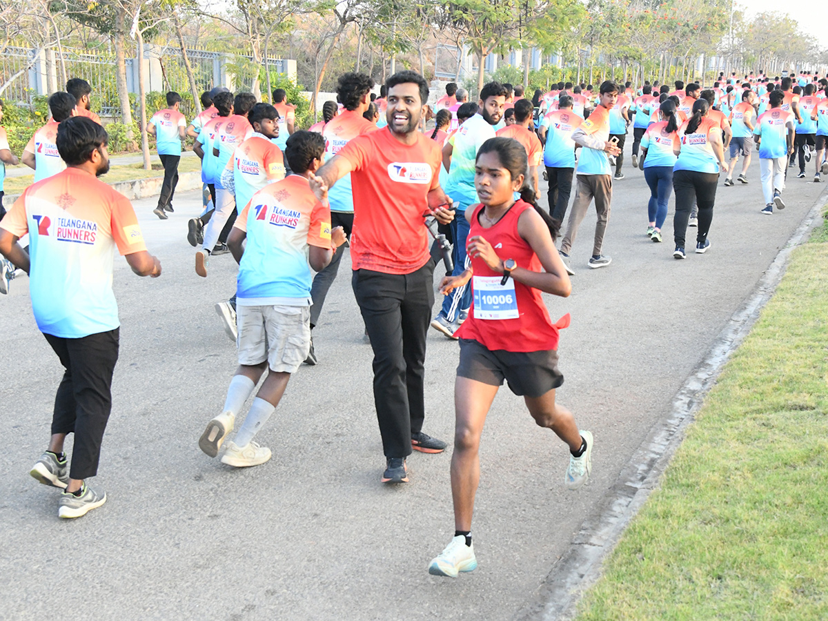 Yadagirigutta Temple Run 2026 in Sakshi New24