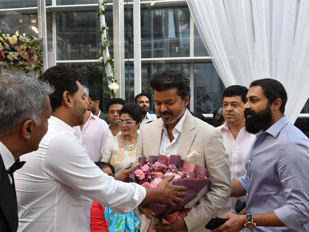 YS Jagan With Thalapathy Vijay Attends Marriage At Chennai24