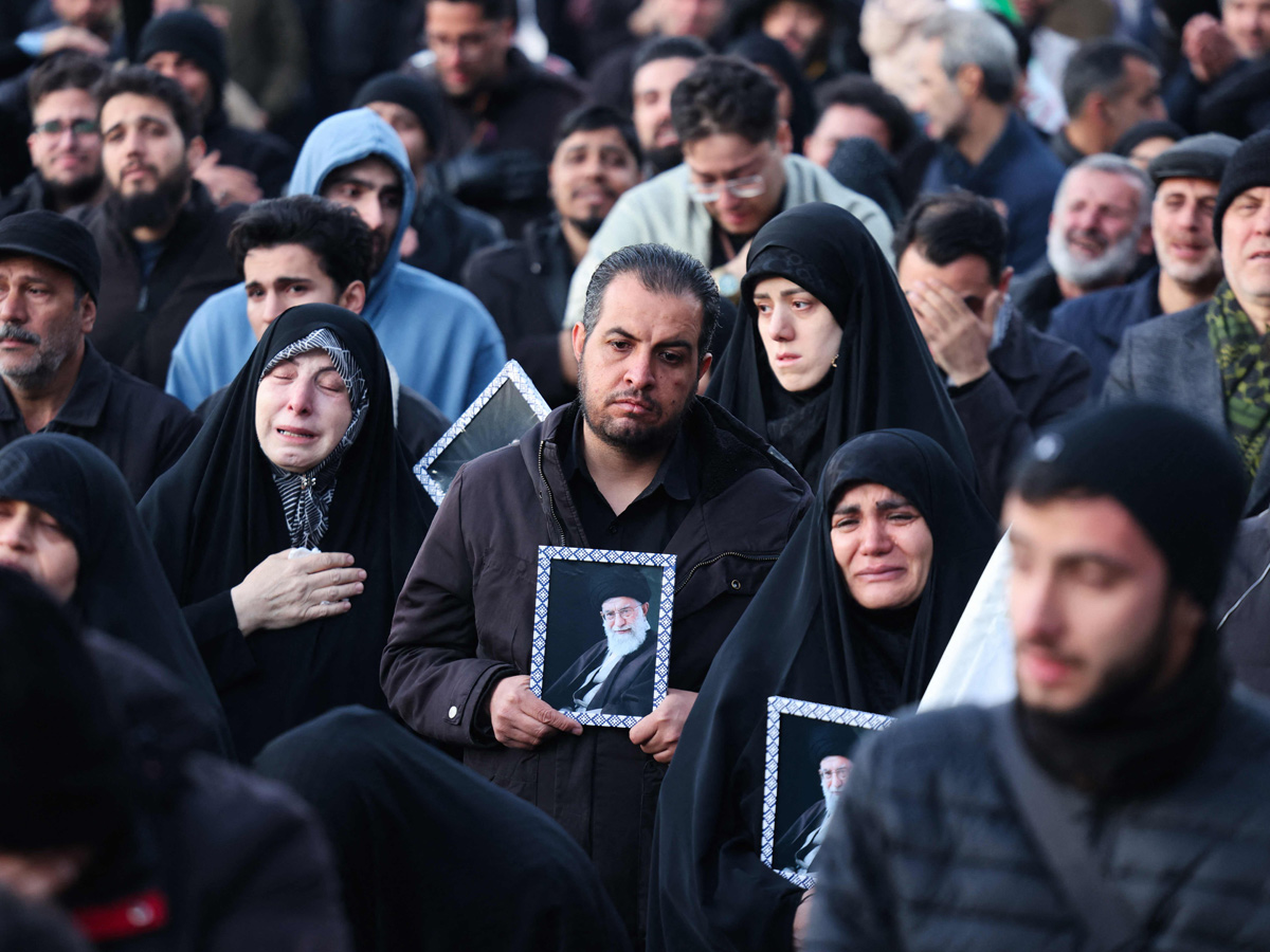 Iran mourns The demise of Supreme leader Ayatollah Ali Khamenei Photos1