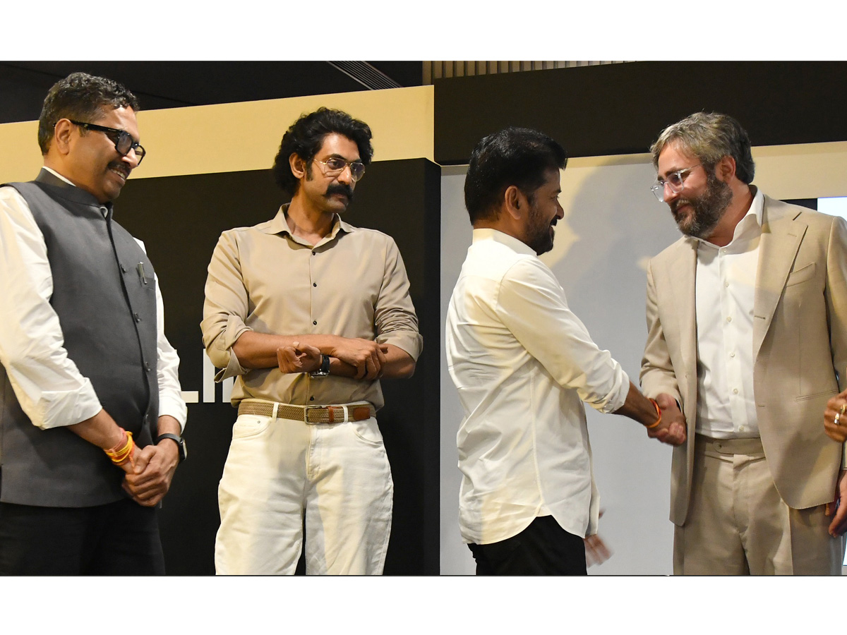 CM Revanth Reddy opens Netflix Eyeline Studios facility In Hyderabad Photos12