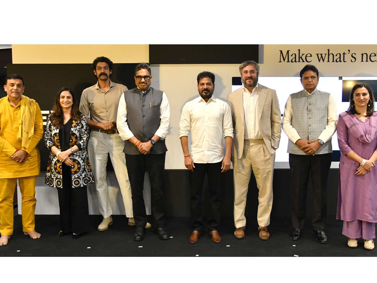 CM Revanth Reddy opens Netflix Eyeline Studios facility In Hyderabad Photos2