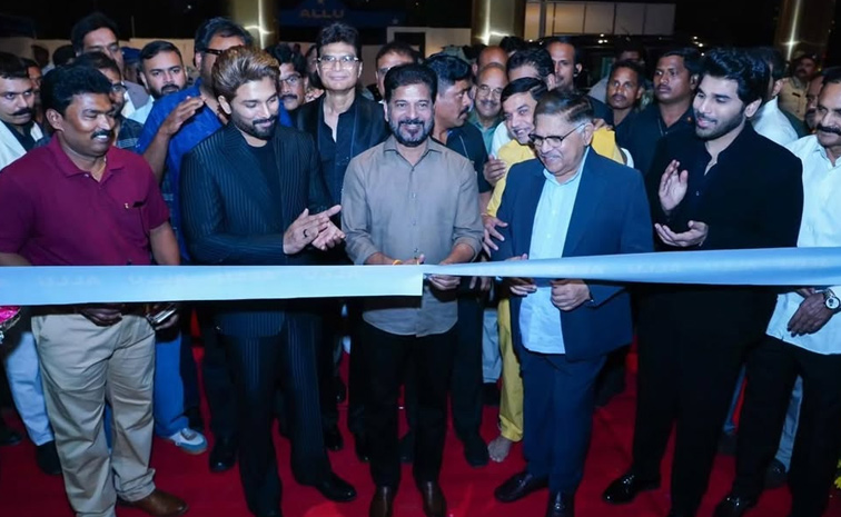 Telangana CM Revanth Reddy Inaugurated The New luxury multiplex Allu Cinemas In Kokapet Photos2