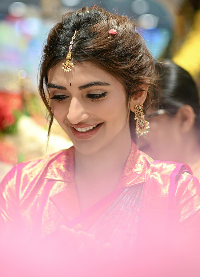 Actress Sreeleela At Khammam15