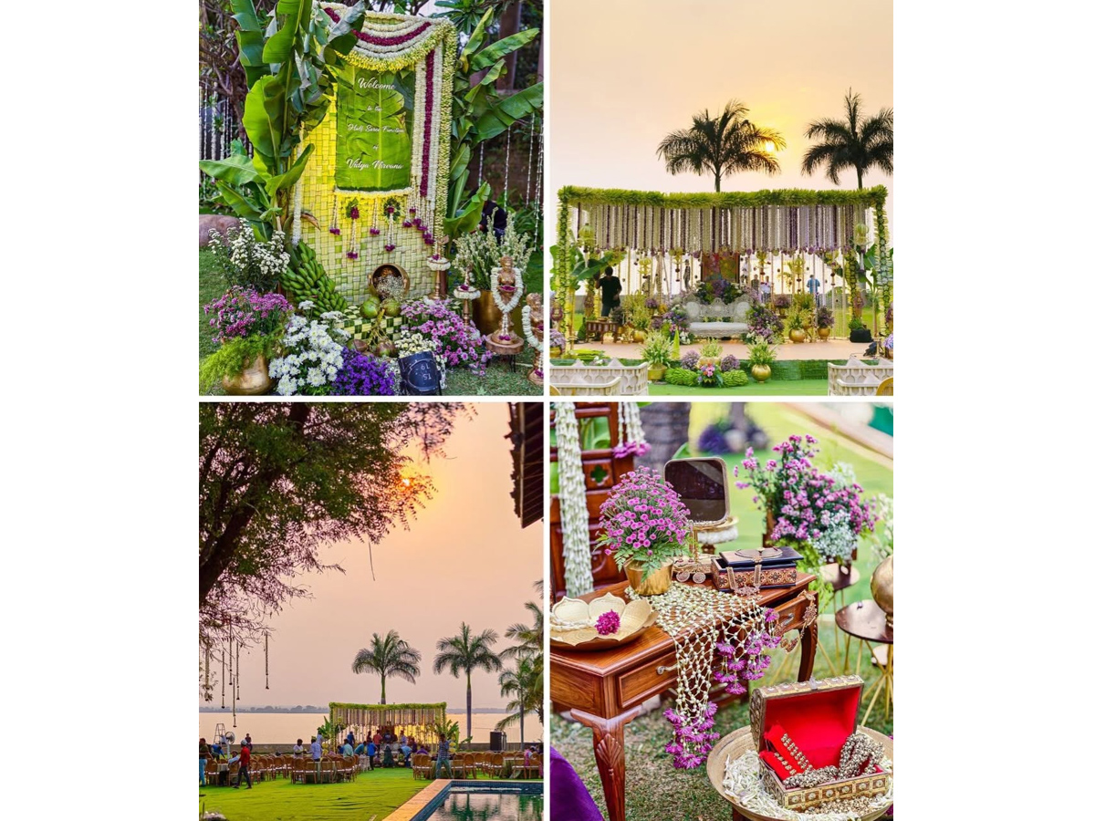 Lakshmi Manchu daughter Vidya Nirvana Half Saree function Photos8