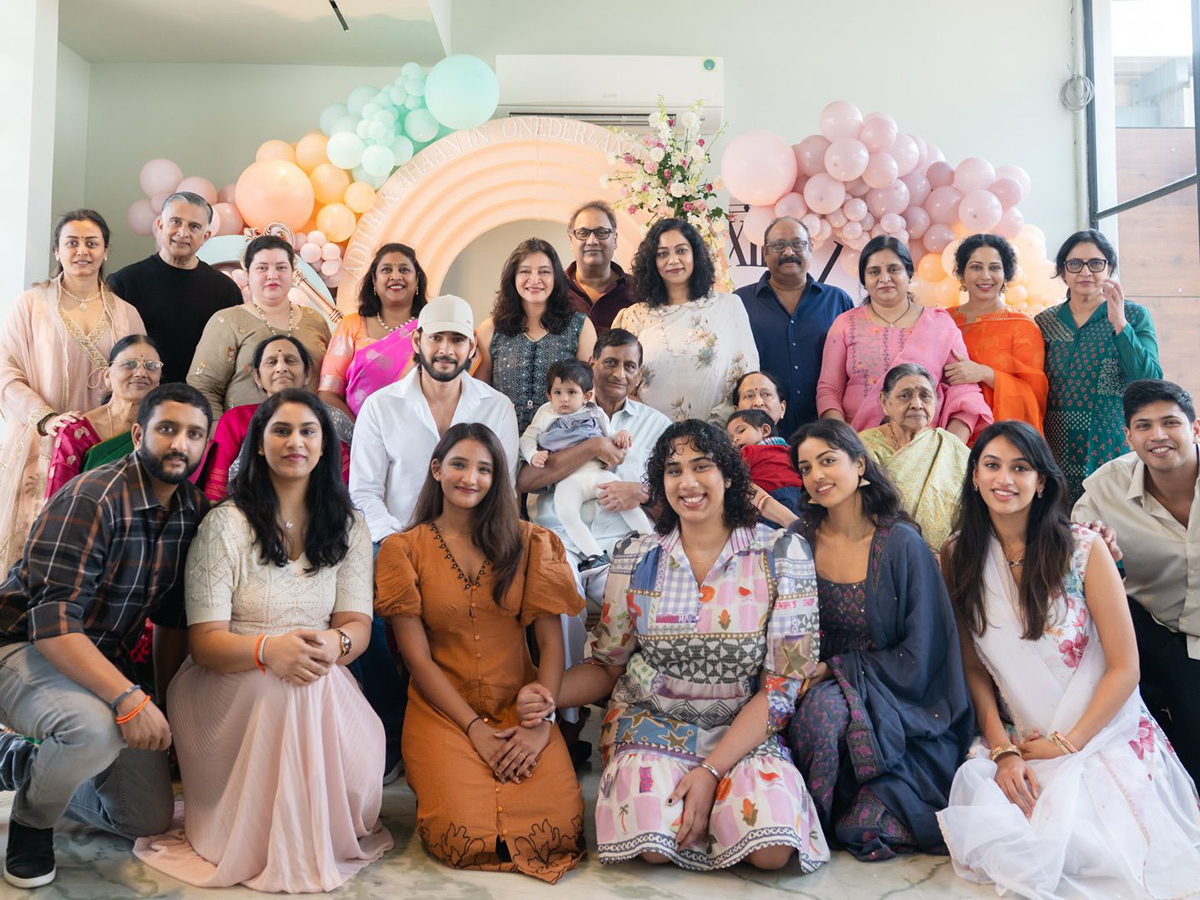 Mahesh Babu Pictures From Bobby Ghattamaneni Twins Birthday Celebrations3