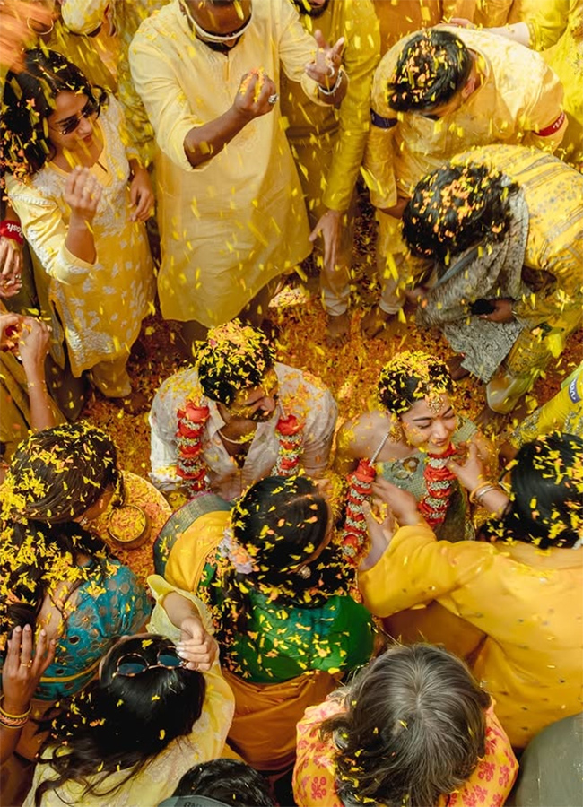 Virosh Haldi Pics : Rashmika and Vijay Deverakonda Share Pictures from the Haldi Ceremony HD Photos16