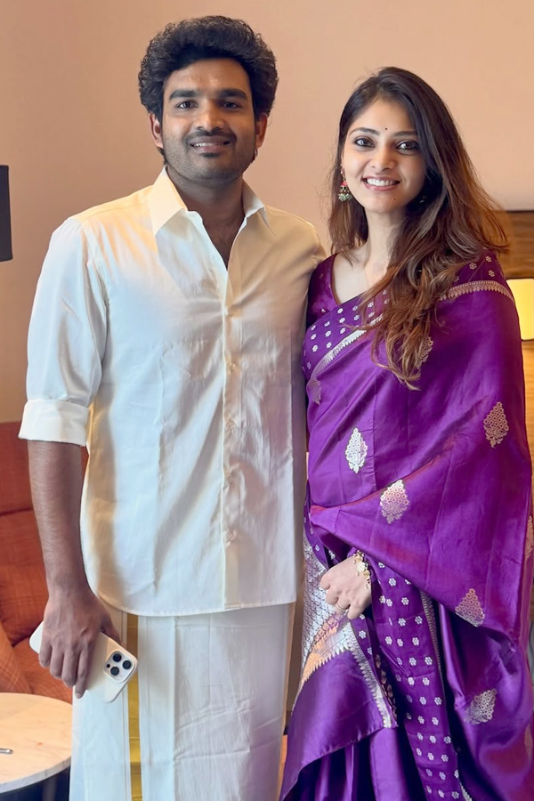 Kiran Abbavaram wife Rahasya Ugadi Celebrations Photos2