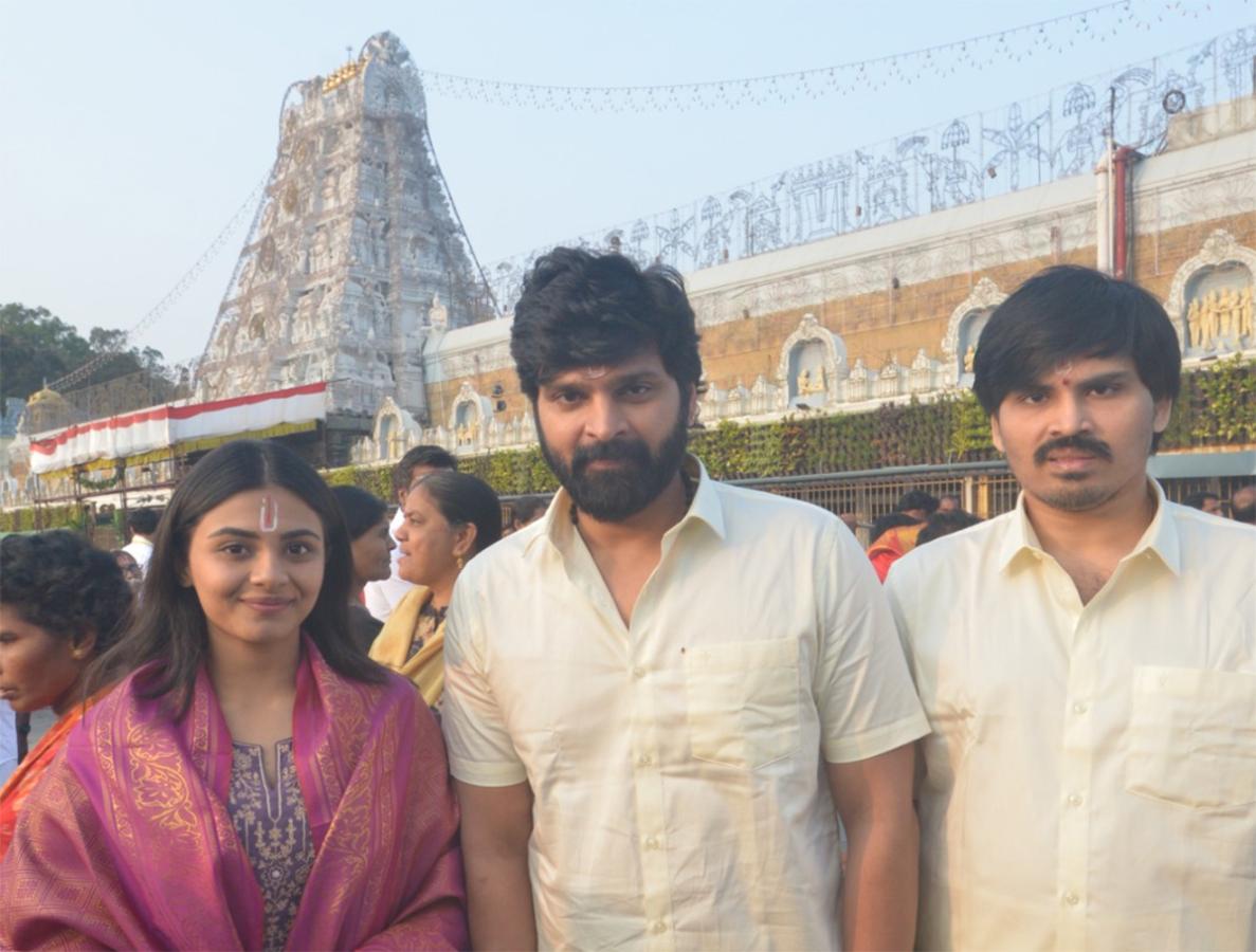 Actor Sree Vishnu, Actress Nayansarika At Tirumala14