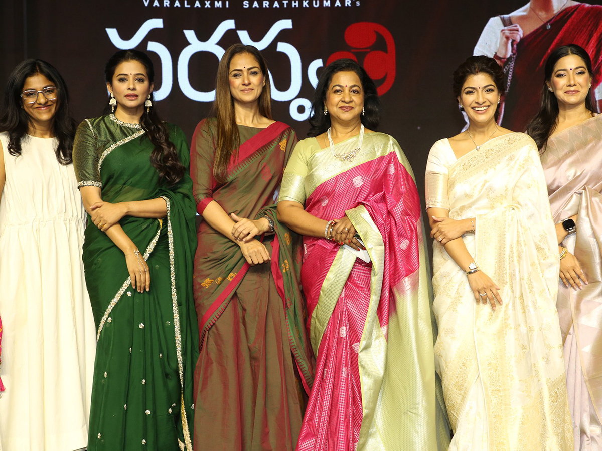 Varalaxmi Sarathkumar Saraswathi Movie Pre Release Event 1