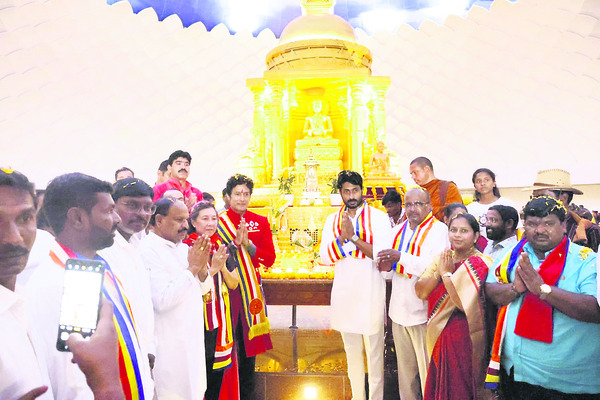 బుద్ధవనానికి దమ్మ పాదయాత్ర 1