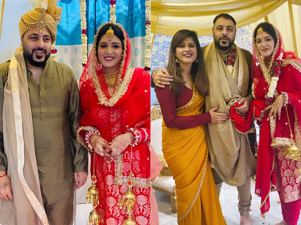 Badshah Marries Punjabi Actress Isha Rikhi In Intimate Wedding Ceremony Photos1