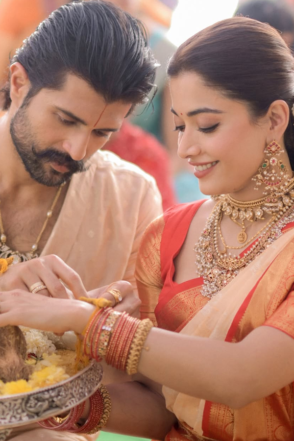 Best Pictures Of Rashmika Mandanna And Vijay Deverakonda Wedding4