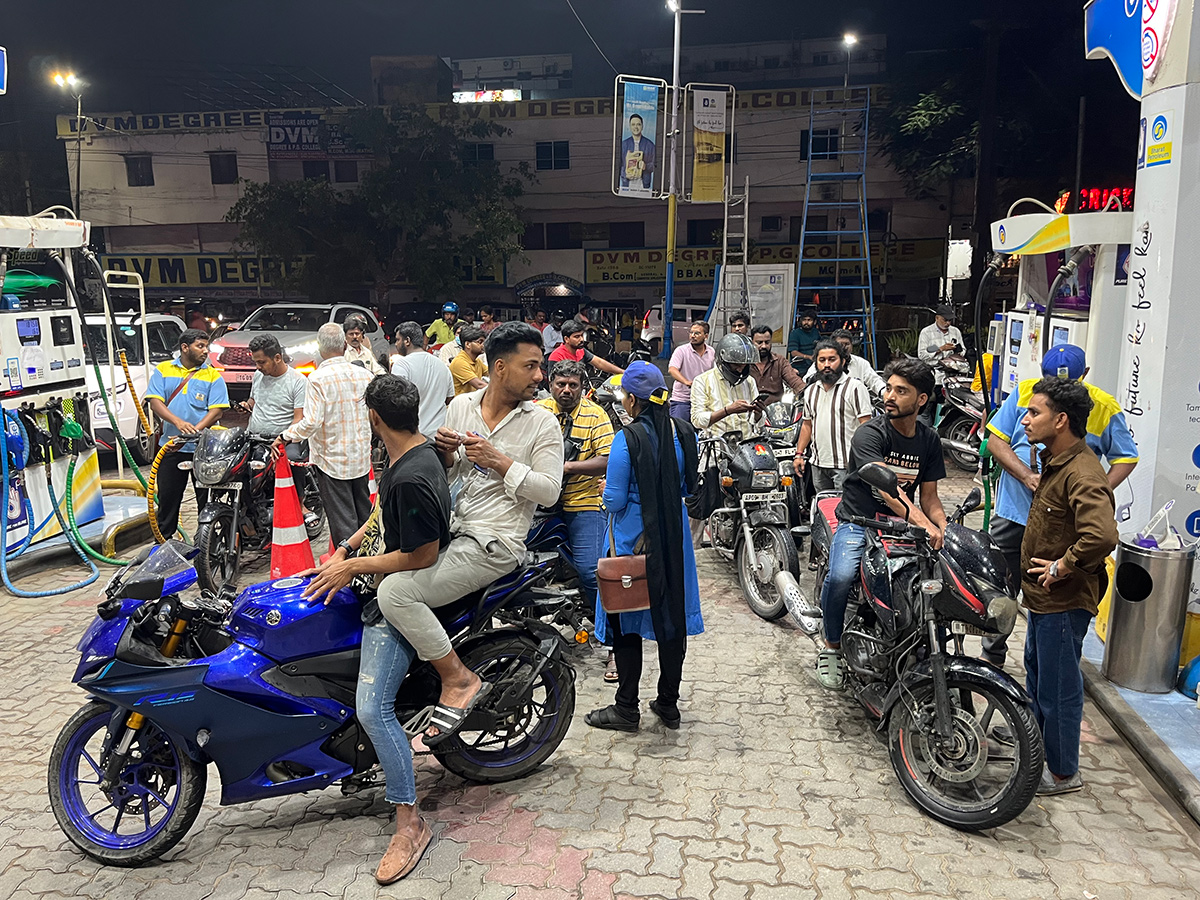 Fuel shortage fears grip Hyderabad demand spills over into 12