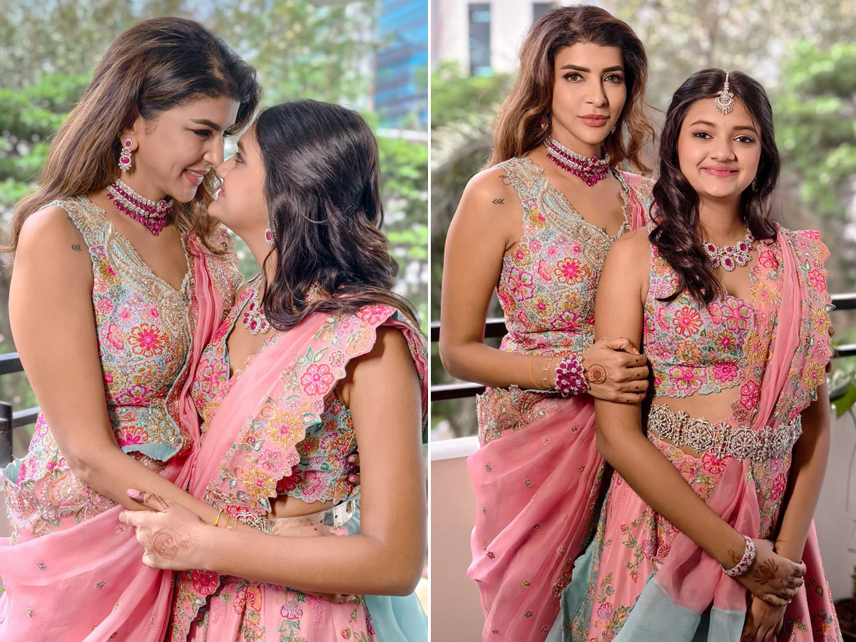 Lakshmi Manchu Cute Moments  With daughter Vidya Nirvana Photos1