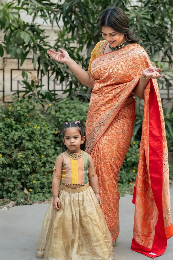 Actor Manoj Manchu wishing Happy Sri Rama Navami with a cutest family Photos3