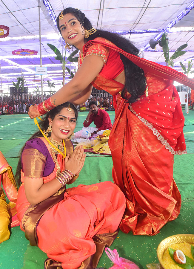 Hijras About Shiva Kalyanam at Vemulawada Temple12