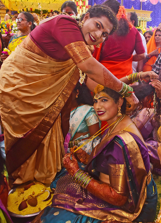 Hijras About Shiva Kalyanam at Vemulawada Temple13