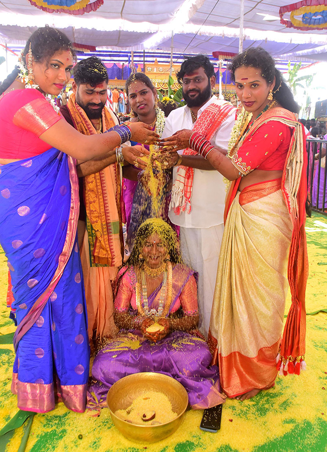 Hijras About Shiva Kalyanam at Vemulawada Temple16