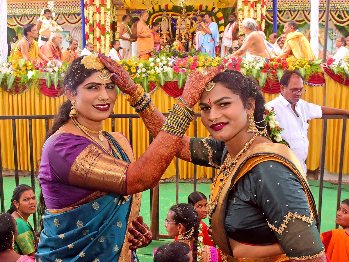 Hijras About Shiva Kalyanam at Vemulawada Temple22