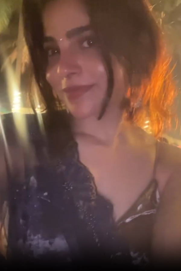 Actress Divyabharathi Attended Best Friend Wedding Photos13