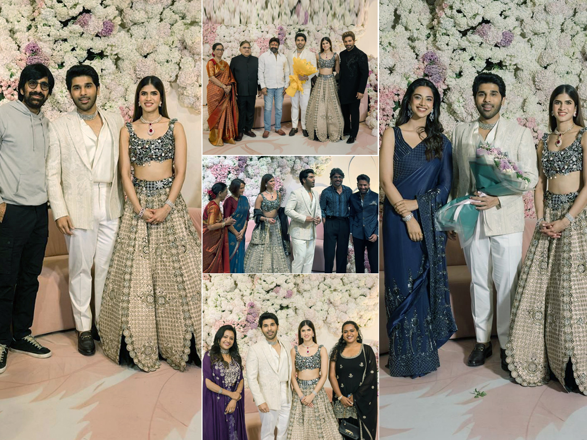 Allu Sirish And Nayanika Reddy Pre Wedding Reception HD Photos1