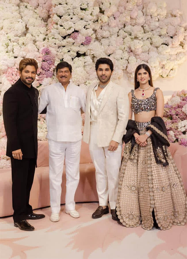 Allu Sirish And Nayanika Reddy Pre Wedding Reception HD Photos20