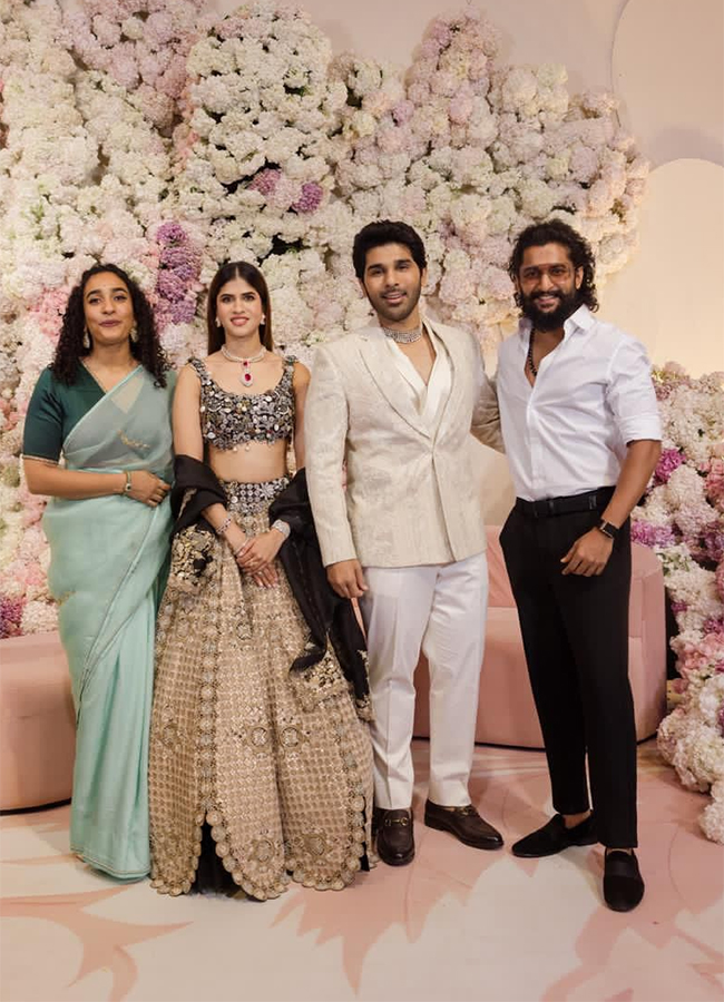 Allu Sirish And Nayanika Reddy Pre Wedding Reception HD Photos22