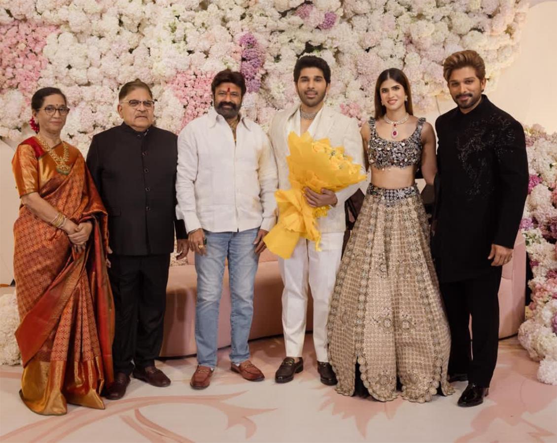 Allu Sirish And Nayanika Reddy Pre Wedding Reception HD Photos23